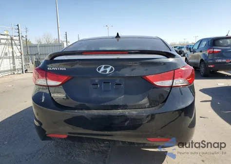 2013 Hyundai Elantra Gls from USA, damaged, VIN KMHDH4AEXDU005485